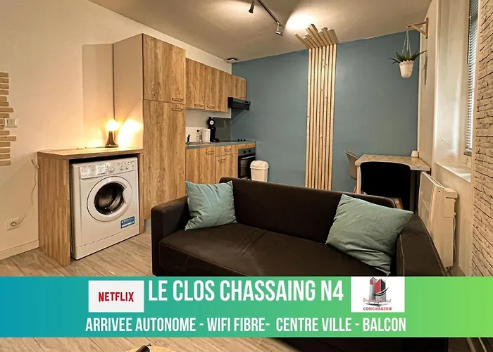 Le Clos Chassaing N4 -Wifi - Centre Ville-Property Rental Nm
